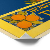 ジャマイカザトロピックスヴィンテージ旅行の宝石 ポスター (角)