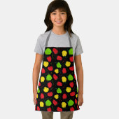ジャマイカシェフスコッチボンネットチリペッパーパターン エプロン (インサイチュ)