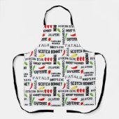 ジャマイカシェフホットスパイスチリの名前 エプロン (正面)