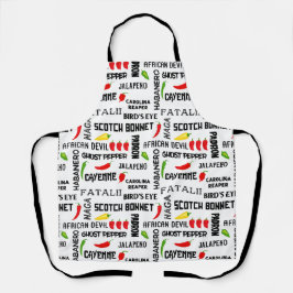 ジャマイカシェフホットスパイスチリの名前 エプロン