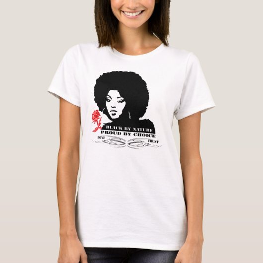 ジャマイカシャツ「ブラック・バイ・自然」 Tシャツ (正面)