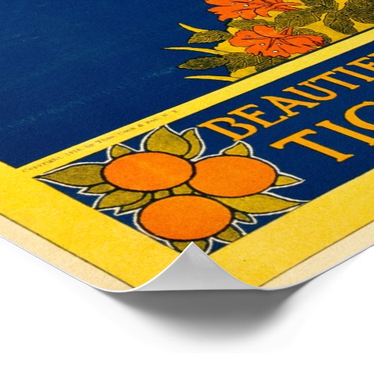 ジャマイカジェムオブザトロピックスヴィンテージ旅行 ポスター (角)