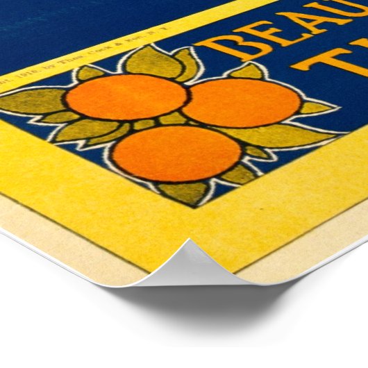 ジャマイカジェムオブザトロピックスヴィンテージ旅行 ポスター (角)