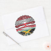 ジャマイカジャマイカニッシュオステリーヒッシュオステリーリッヒ ラウンドシール (封筒)