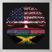 ジャマイカジャマイカUSアメリカ合衆国統一された州 ポスター (正面)