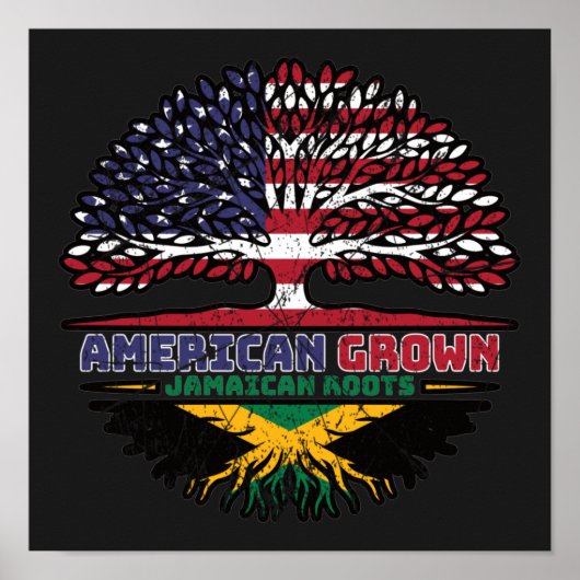 ジャマイカジャマイカUSアメリカ合衆国統一された州 ポスター (正面)