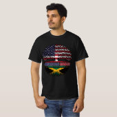 ジャマイカジャマイカUSアメリカ合衆国統一された州 Tシャツ (正面フル)