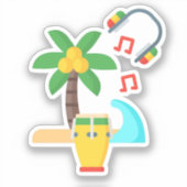 ジャマイカステッカー シール (正面)