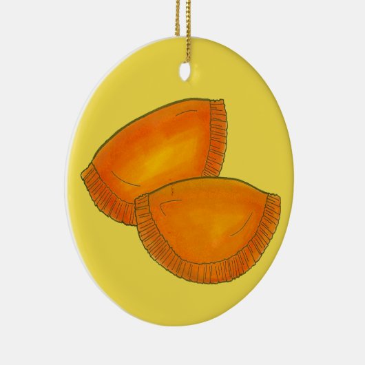 ジャマイカスパイシービーフパティパティジャマイカペストリー セラミックオーナメント (右)