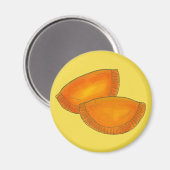 ジャマイカスパイシービーフパティパティジャマイカペストリー マグネット (正面/裏面)