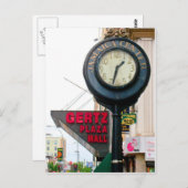 ジャマイカセンター鋳鉄時計はがき ポストカード (正面/裏面)