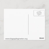 ジャマイカセンター鋳鉄時計はがき ポストカード (裏面)