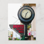 ジャマイカセンター鋳鉄時計はがき ポストカード (正面)