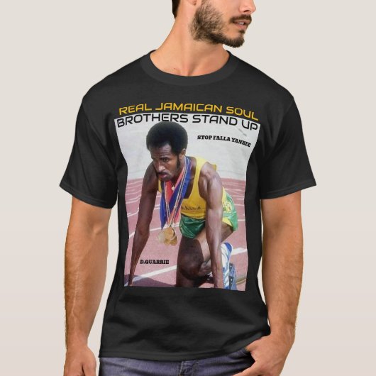 ジャマイカソウルブラザーズBasic Dark Tシャツ (正面)