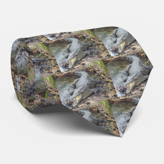 ジャマイカソルトウォーターワニ ネクタイ (ロール)