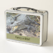 ジャマイカソルトウォーターワニ メタルランチボックス (裏面)