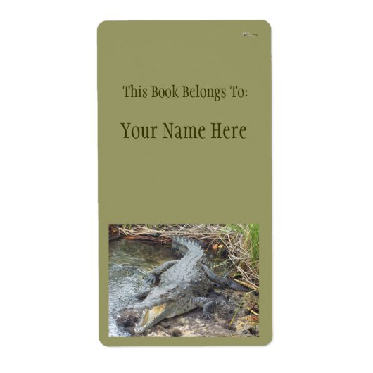 ジャマイカソルトウォーターワニ ラベル (正面)