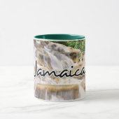 ジャマイカダン川の滝が近い マグカップ (中央)