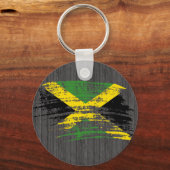 ジャマイカッコいいカ国旗のデザイン キーホルダー (正面)