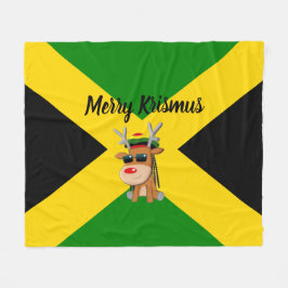 ジャマイカトインデナークリスマスブランケット フリースブランケット