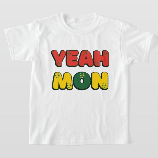 ジャマイカトリップバケーショングループマッチングタイポグラフィ Tシャツ (レイダウン)