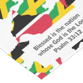 ジャマイカトリニダードデュアル伝統クリスチャン聖なる書物、 経典 ショートテーブルランナー (コーナー)