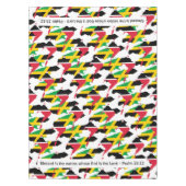 ジャマイカトリニダ賛美ード国家デュアル伝統 テーブルクロス (正面)