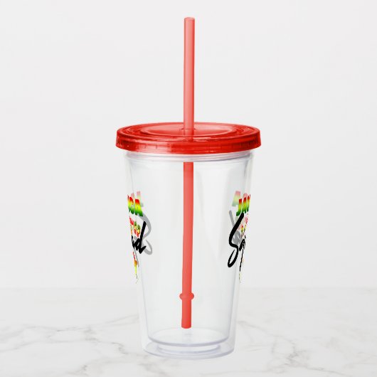 ジャマイカバケーションスクワッドグループマッチングレゲエ アクリルタンブラー (右)