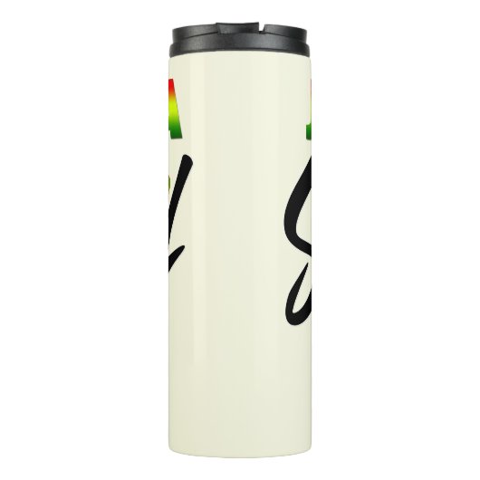 ジャマイカバケーションスクワッドグループマッチングレゲエ タンブラー (裏面)