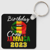 ジャマイカバケーション誕生日クルー2023ガールズトリップカー キーホルダー (裏面)