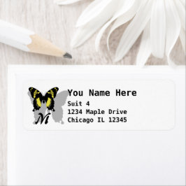 ジャマイカバタフライシャドウモノグラム ラベル