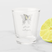 ジャマイカバタフライシャドーモノグラム ショットグラス (裏面)