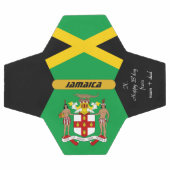 ジャマイカパーソナライズされた、国旗、フォトサッカーボール サッカーボール (フラット)