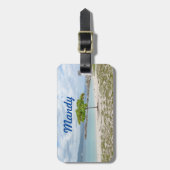 ジャマイカビーチの木カスタム ラゲッジタグ (正面縦)