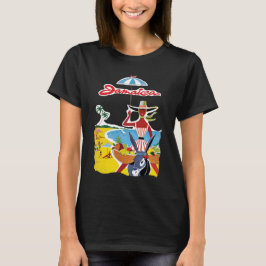 ジャマイカビーチサン レトロ トラベルTシャツ Tシャツ