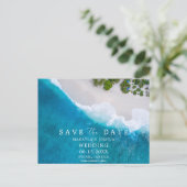 ジャマイカビーチ行先結婚式 案内ポストカード (スタンド正面)