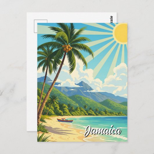 ジャマイカビーチ ポストカード (正面/裏面)