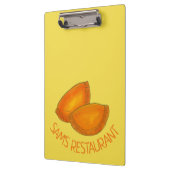 ジャマイカビーフパティカリブのレストランフード クリップボード (左)