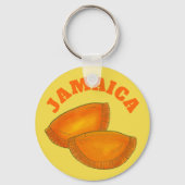 ジャマイカビーフパティパティーズ食品料理ジャマイカ キーホルダー (正面)