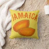 ジャマイカビーフパティパティーズ食品料理ジャマイカ クッション (ブランケット)
