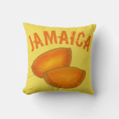 ジャマイカビーフパティパティーズ食品料理ジャマイカ クッション (正面)