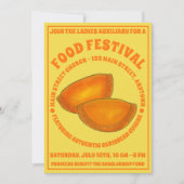ジャマイカビーフパティフードフェストカリブの料理 招待状 (正面)