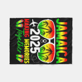 ジャマイカファミリー懇親会2025思い出の作成Vacati フリースブランケット (正面(横))