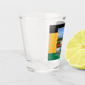 ジャマイカフォトコラージュ ショットグラス (左)