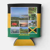 ジャマイカフォトコラージュ 缶クーラー (正面)