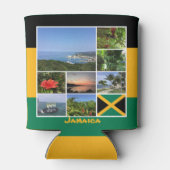 ジャマイカフォトコラージュ 缶クーラー (裏面)