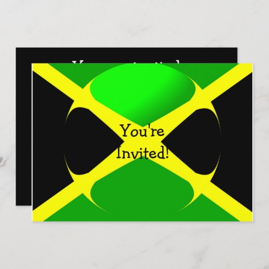 ジャマイカフラグニー大事な行事 招待状 (正面/裏面)