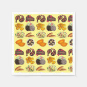 ジャマイカフーズカリブのアイランドキュイジーヌ料理 スタンダードカクテルナプキン (正面)