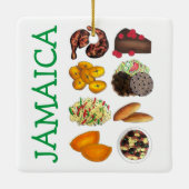ジャマイカフーズカリブのアイランド料理 セラミックオーナメント (裏面)