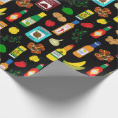 ジャマイカフードアンドスパイス誕生日 ラッピングペーパー (角)